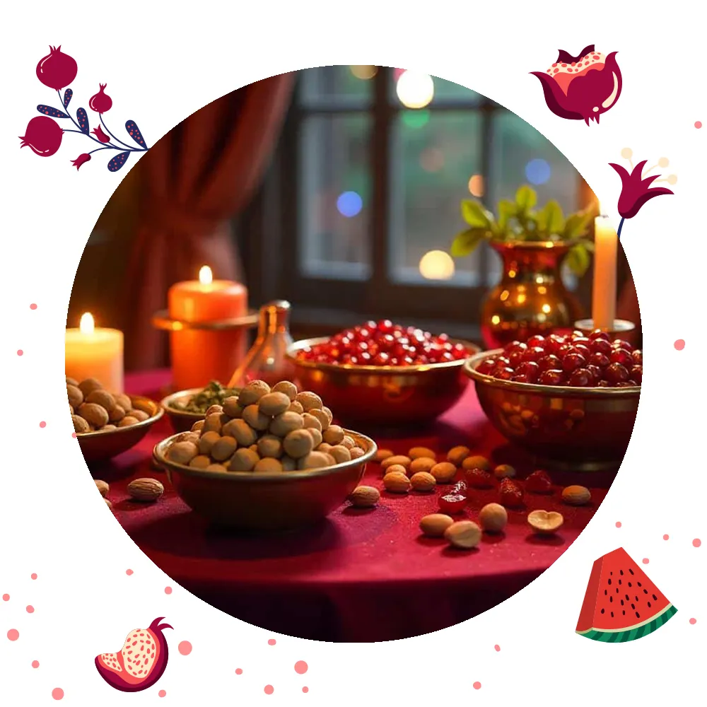 کارت دعوت و تبریک یلدا دیجیتال